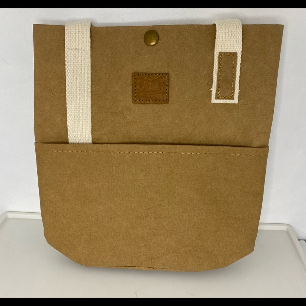 OUT OF THE WOODS Rabbit Tote Sahara Sustainable Strong Paper Bag NWT